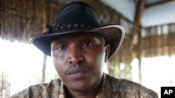 Indicted war criminal Bosco Ntaganda poses for a photograph during an interview with Reuters in Goma, Democratic Republic of Congo. (File Photo)