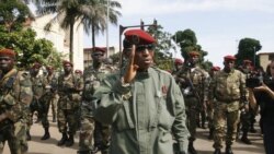 Le ministre guinéen de la justice Cheik Saka au micro d’Abdourahmane Dia