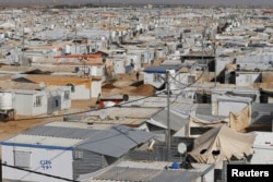A general view shows the Zaatari refugee camp in the Jordanian city of Mafraq, near the border with Syria, March 7, 2016.