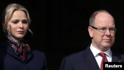 Prens Albert û hevjîna wî Prenses Charlene