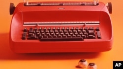 FILE - International Business Machines Corp. (IBM) the Selectric color typewriter, circa 1960's