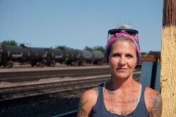 Blackjewel worker Melissa Worden, poses for a photo in Gillette, Wyo., Sept. 5, 2019. When Blackjewel shut down Belle Ayr and Eagle Butte mines, July 1, 2019, people thought they would reopen. “I don’t think we’ll ever be that naive again," she said.