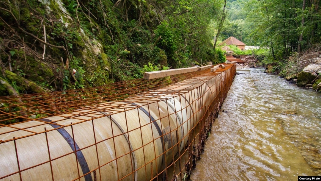 Arhiva - Izgradanja mini hidro elektrane na reci Prištavica (Foto: Udruženje "Odbranimo reke stare planine", ustupio Milan Tokić)