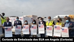 Entrega de vacinas dos Estados Unidos a Angola