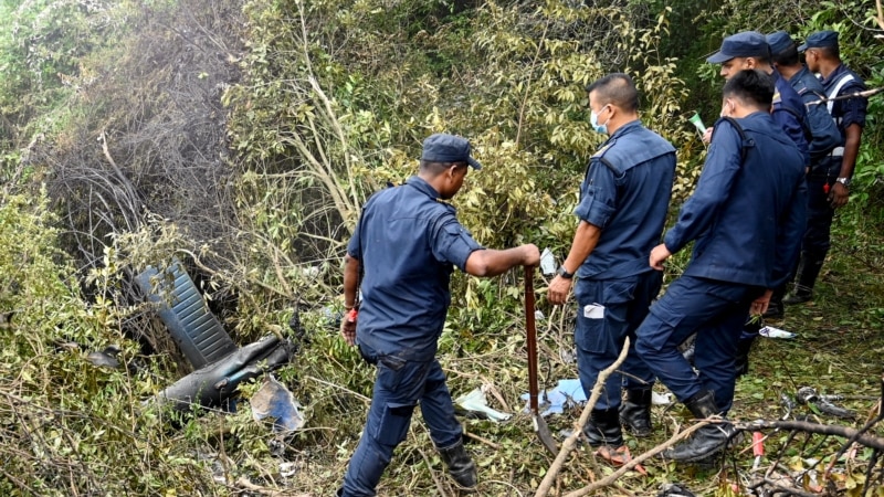 Helicopter crashes in Nepali forest, killing all 5 on board