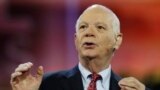 Senator Ben Cardin (D-MD) addresses the American Israel Public Affairs Committee (AIPAC) policy conference in Washington March 1, 2015.