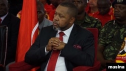 FILE - Malawi's Vice President Soulos Chilima has had his responsibilities suspended by President Lazarus Chakwera after accusations the vice president accepted kickbacks for government contracts. (L. Masina/VOA)