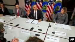 Tổng thống Obama nói chuyện tại Bộ Năng lượng Hoa Kỳ trong thủ đô Washington, 19/3/15