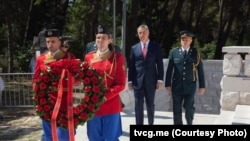 Predsednik Crne Gore Milo Đukanović na Gorici, gde je održana svečana akademija povodom Dana državnosti (Foto: Televizija Crne Gore)
