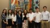 Fulbright awardees of 2016 cohort and Charge d'Affaires Julie Chung posed for picture during a pre-departure orientation session at the US Embassy in Phnom Penh. (Courtesy photo / US Embassy Phnom Penh)