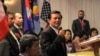 Kem Sokha, CNRP leader during CNRP gathering party at Hai Tien restaurant in Philadelphia, Pennsylvania, U.S.A on April 28, 2017. (Seourn Vathana/VOA Khmer)