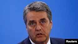 Roberto Azevedo, Director-General of the World Trade Organization (WTO) in Berlin, Germany, June 11, 2018. 