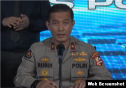 Karo Penmas Divisi Humas Polri Brigjen Rusdi Hartono.(Foto:VOA)