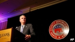 Jeb Bush, candidat à la présidentielle de 2016 aux Etats-Unis (AP Photo/John Locher)