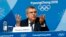 International Olympic Committee President Thomas Bach speaks at a news conference in Pyeongchang, South Korea.