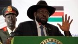 South Sudan's President Salva Kiir, who launched the national dialogue committee in Juba, May 22, 2017, has announced he will not serve as 'patron' for the process. 