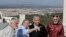 Israeli Prime Minister Benjamin Netanyahu, second from right, meets with heads of Israeli settlement authorities at the Alon Shvut settlement, in the Gush Etzion block, in the occupied the West Bank, Nov. 19, 2019. 