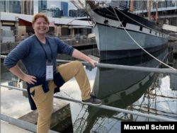 Linguist Maxwell Schmid, who identifies as a non-binary, transgender man, welcomes the selection of "they" as the Word of the Decade. (Photo courtesy of Maxwell Schmid)