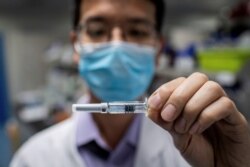 중국 제약회사 시노백이 개발한 신종 코로나바이러스 백신.