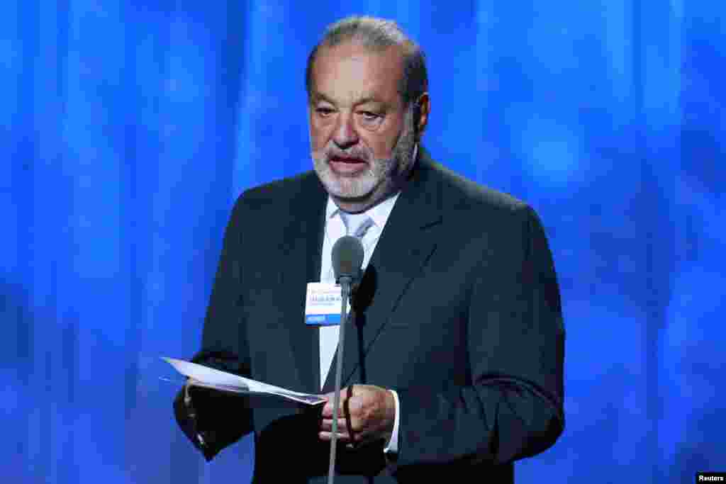 #2 - Carlos Slim Helu, pela Telecom. $77.1 Mil Milhões.