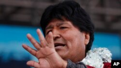 ARCHIVO El expresidente boliviano Evo Morales durante una ceremonia en El Alto, Bolivia, el 3 de diciembre de 2020.