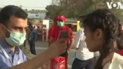 Պակիստանում կրիկետի մրցույթից առաջ չափել են մարզադաշտի բոլոր այցելուների ջերմությունը