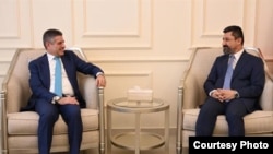 Minister of Justice Khalid Shwani met on Sunday with the Chargé d'Affaires of the US Embassy in Baghdad, Steven Fagin
