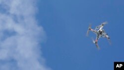 Un drone DJI Phantom 3 Advanced le 21 janvier 2016.