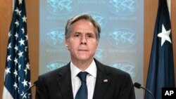 وزیرخارجه آمریکا در کنفرانس خبری روز چهارشنبه 
