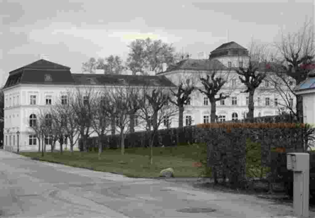 Outside view of Vienna's Augarten Palace that is home to the renowned Vienna Boys' Choir, seen on Wednesday, March 17, 2010. The famed institution said Wednesday it has heard from eight possible abuse victims following an initial report of allegations las