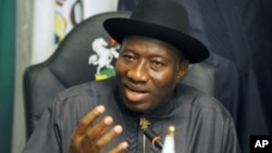 Nigerian President Goodluck Jonathan (file)