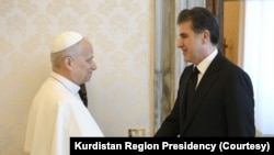 Pope Leo û Nêçîrvan Barzanî