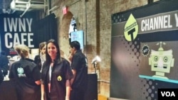 Sharon Strauss is at Internet Week to spread the word about Vitamin T, a company which connects people with ad agencies, Web development experts and design help.