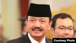 Kepala Badan Intelijen Negara (BIN) Jenderal Budi Gunawan (kiri) di Istana Negara (9/9). (Biro Pers Kepresidenan)