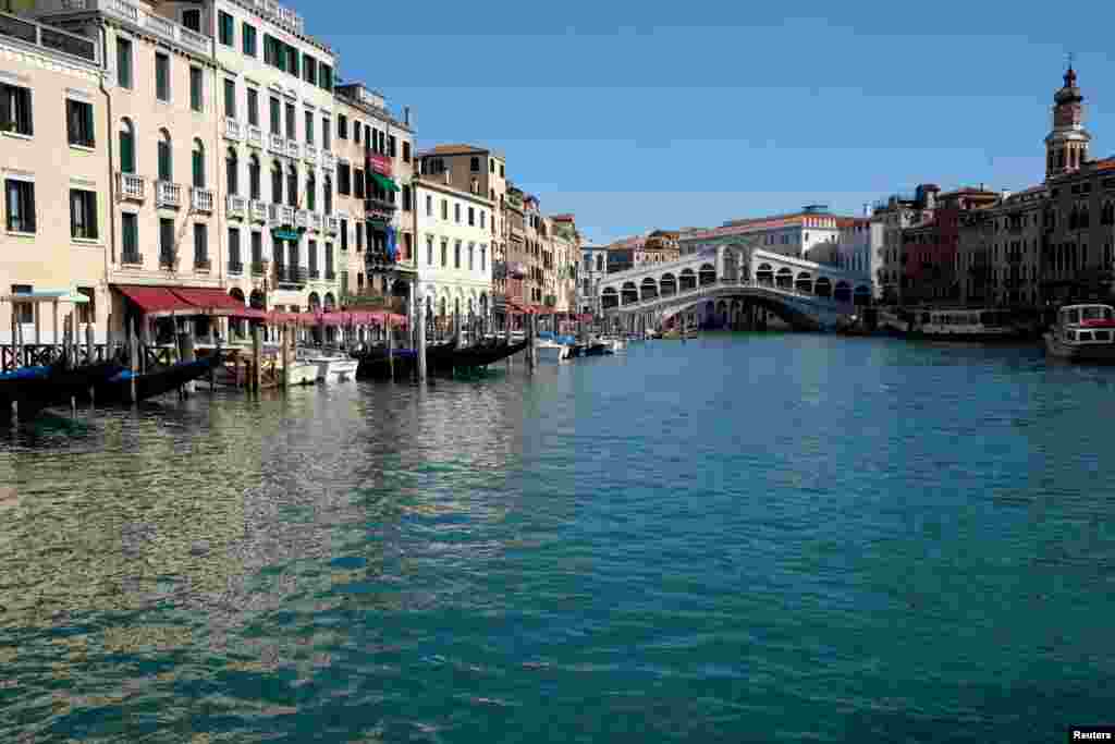 El confinamiento, sin embargo, también trajo un respiro para el medio ambiente. Animales que aparecían en las calles y aguas más tranquilas y cristalinas se vieron en ciudades como Venecia.