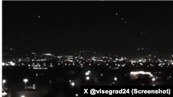 تصویر گرفته شده از حمله موشکی