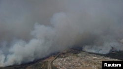 wildfires near Fort McMurray, Alberta, Canada