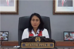 Menteri Pemberdayaan Perempuan dan Perlindungan Anak (PPPA) I Gusti Ayu Bintang Darmawati. (Foto: VOA/Nurhadi)