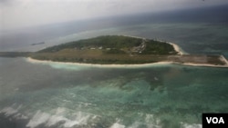 Pulau Pagasa, salah satu pulau di kepualuan Spratly yang memicu ketegangan di kawasan Laut Cina Selatan (foto:dok).