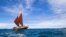 The Höküle‘a is about to set sail on an around-the-world journey to spread a conservation message. (Courtesy: Polynesian Voyaging Society/Oiwi-TV)