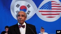 한반도 평화통일을 촉구하는 결의안을 발의한 찰스 랭글 미국 하원의원. (자료사진)