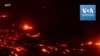 Images aériennes de l'éruption du volcan en RDC