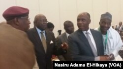 Ministan Sufuri Rotimi Amaechi a wurin kaddamar da tasoshin