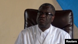 Dr. Denis Mukwege, Nobel ya Kimya ya 2018, na lopitalo ya Mpazi epayi wapi asungaka basi babebisama na kozwama na makasi, na Bukavu, Sud-Kivu 5, 2018.