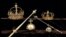 A collection of Swedish Crown jewels is shown in this image made available Aug. 1, 2018, by the Swedish Police.