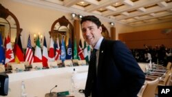 Прем’єр-міністр Канади Джастін Трюдо на саміті Великої сімки торік