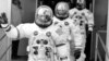1970年4月11日“阿波罗13号”登月机组人员前往佛罗里达州肯尼迪角肯尼迪航天中心发射场