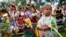 FILE: Bobby Morris, 4, of Wisconsin Dells, Wis., joins hundreds of other dancers at the Prairie Island Dakota Wacipi Celebration Pow Wow hosted by the Prairie Island Indian Community near Red Wing., Minn., on July 11, 2003.