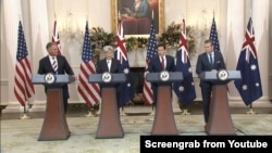 دیدار وزیر امور خارجه و وزیر جنگ آمریکا با وزیر امور خارجه و وزیر جنگ استرالیا (۱۷ آذر ۱۴۰۴)