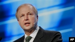 BP Group Chief Executive Bob Dudley speaks at the IHS CeraWEEK energy conference, Houston, March 6, 2013.